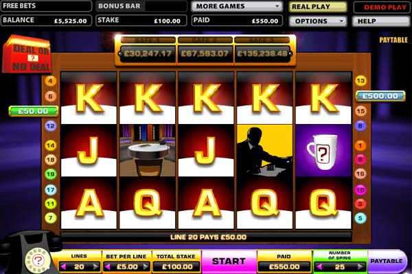 DEAL OR NO DEAL SLOT